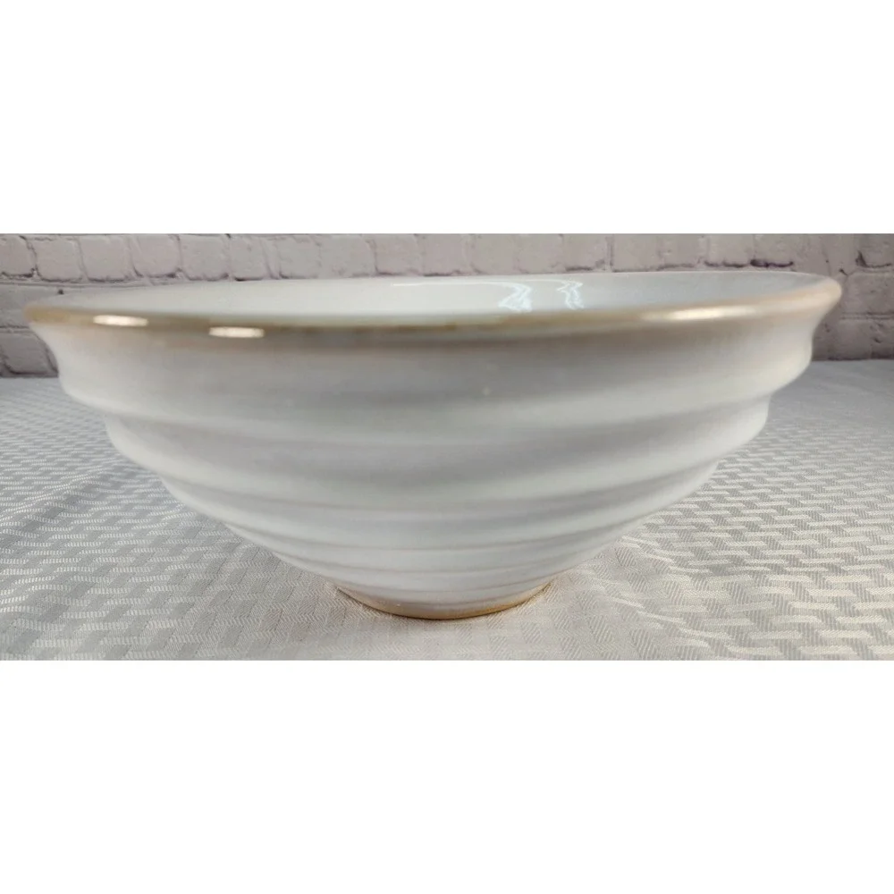 Vintage Noritake Fanfare Round Vegetable Serving Bowl Stoneware Japan 10
